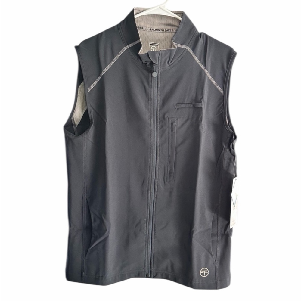 ESSENTIAL THREADS - Men's David Vest - 
Size Small - New W/Tags - Essential Grey